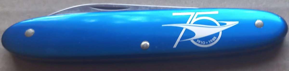 South African Railways 75th Anniversary 1985 Dual Blade Victorinox Stainless Steel Pocket Knife