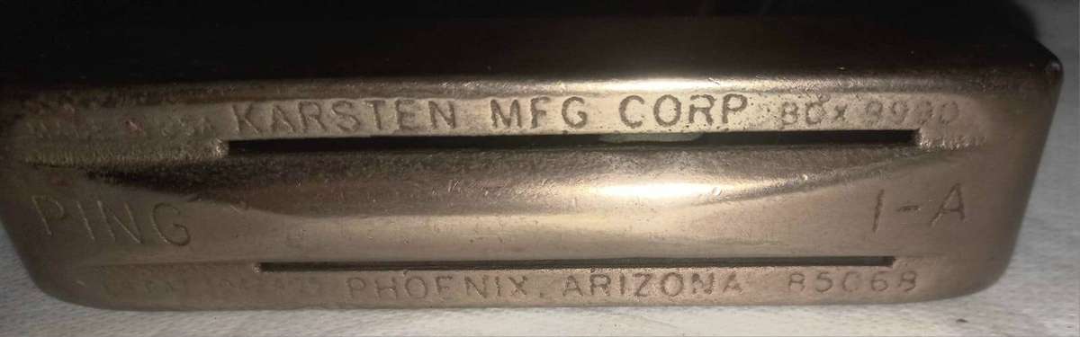 Rare Opportunity to Buy an Iconic 1-A Ping Putter - Making Ping Sound when Putting