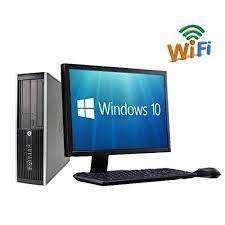 HP ELITEDESK CORE i5 PCs, 8GB RAM, 120GB SSD, HP 19-INCH WIDE LCD,5G WIFI, WIN 10