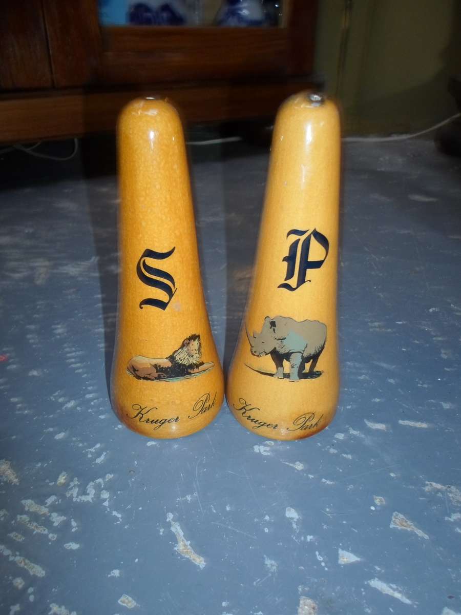 Kruger Park Salt & Pepper Shaker Set