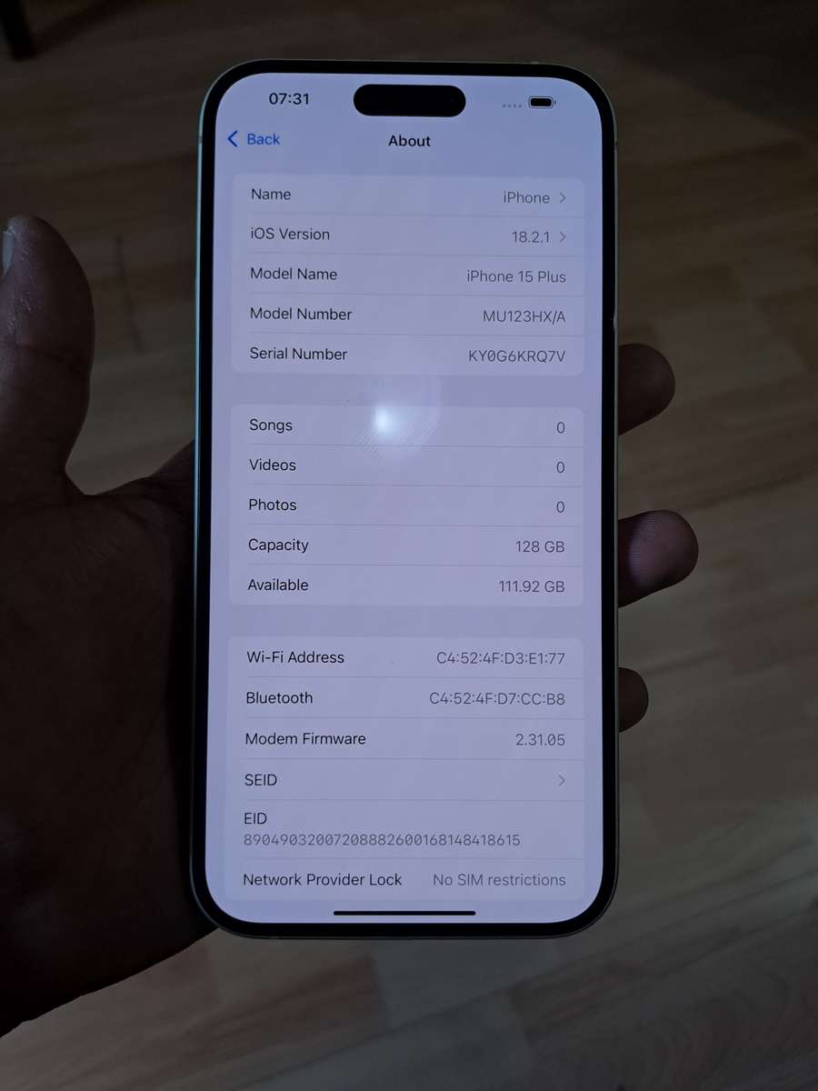 iPhone 15 Plus - 128gb