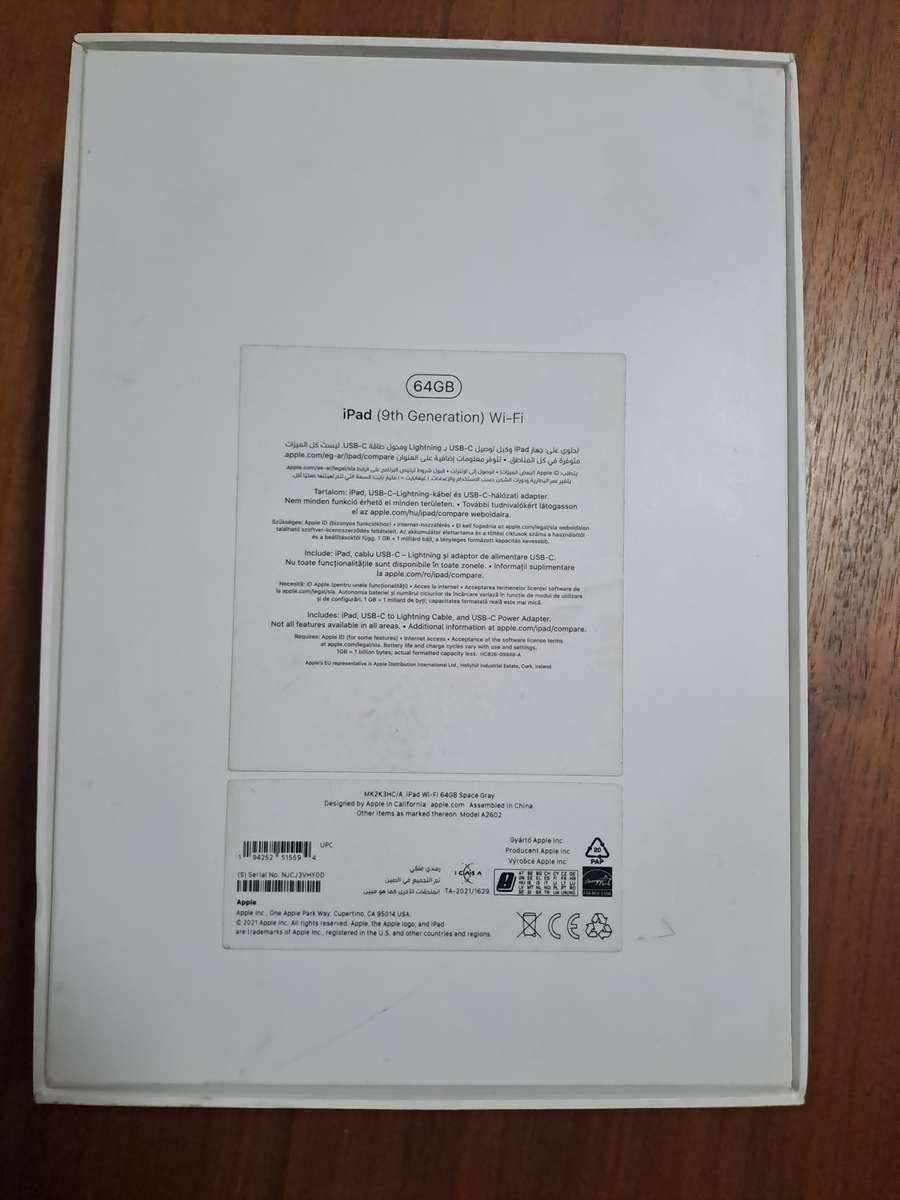 iPad 9th Gen 64gb Wifi *PLEASE READ*