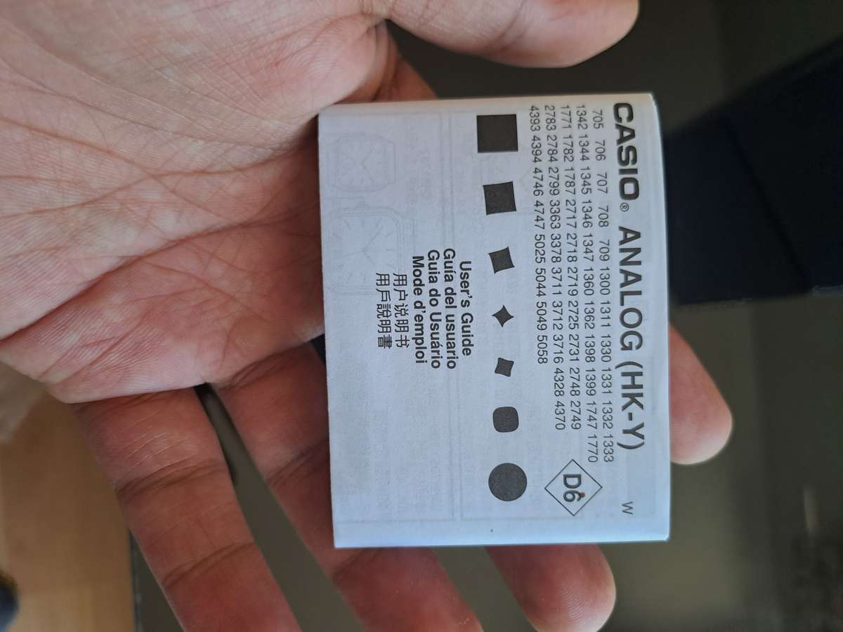 Casio Watch Analog HK-Y