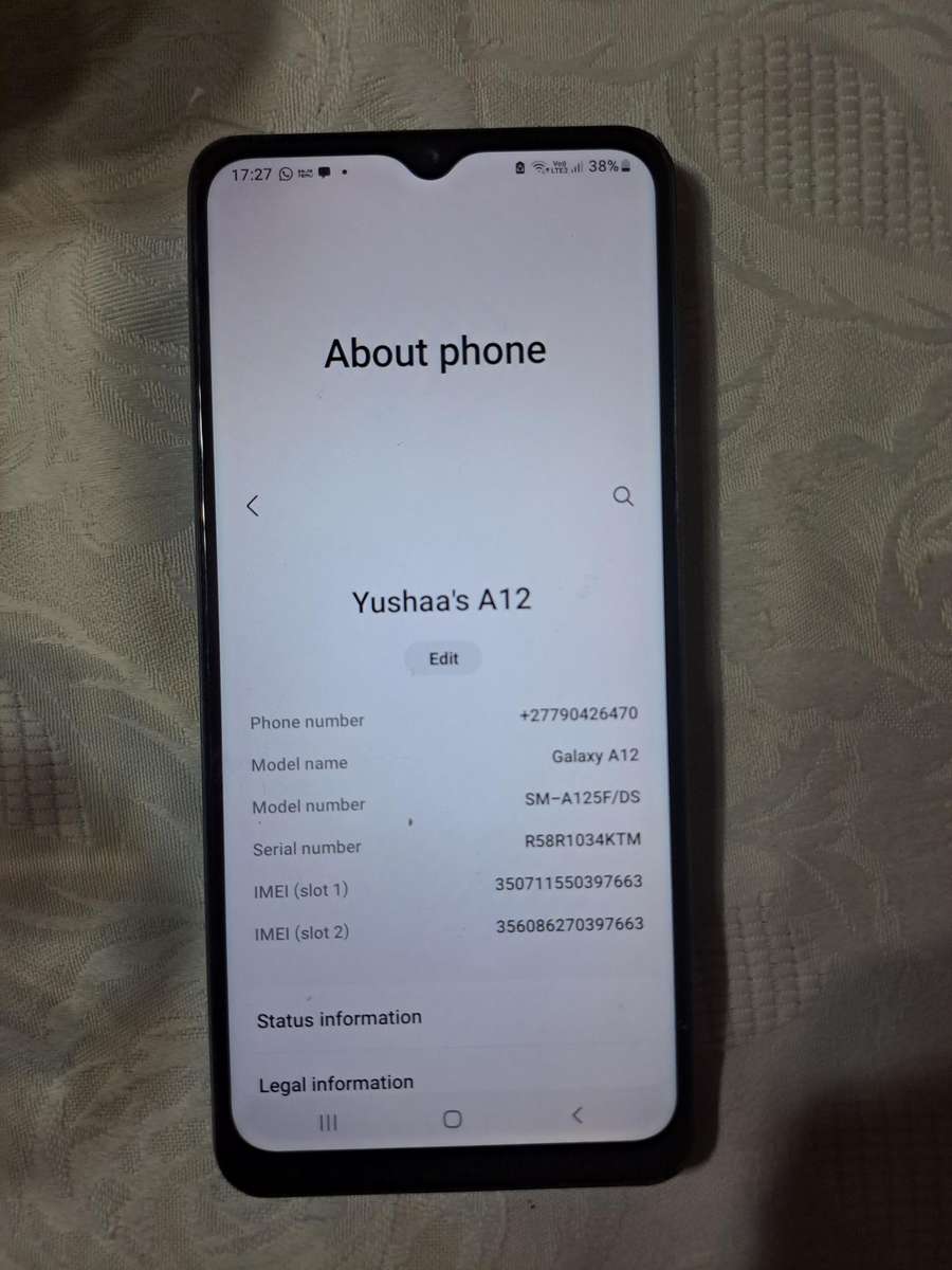 Samsung A12 Smartphone