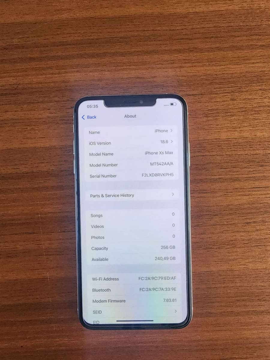 iPhone XS Max 256gb