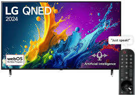 LG 139cm (55") QNED80 4K Smart TV AI Magic Remote HDR10 webOS24 - 55QNED80T6B