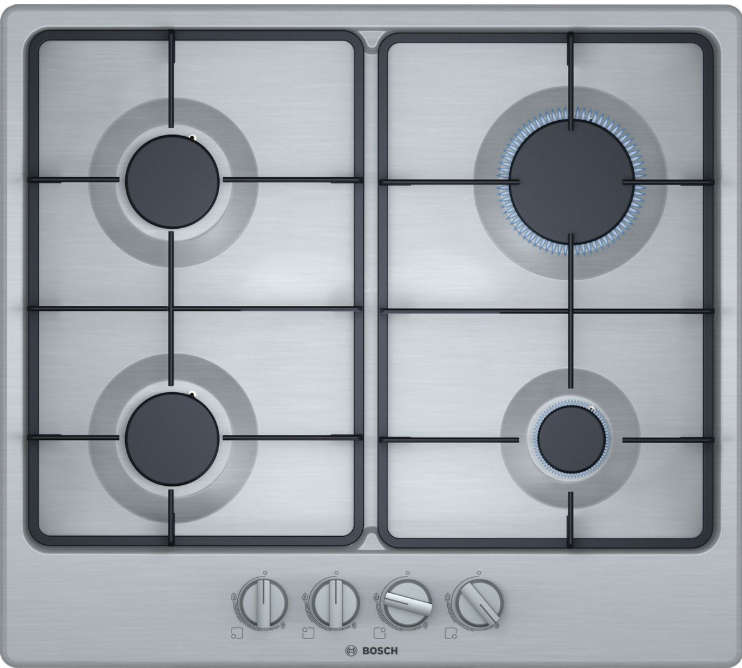 Bosch - Gas Hob 60cm Series 4 - Stainless steel