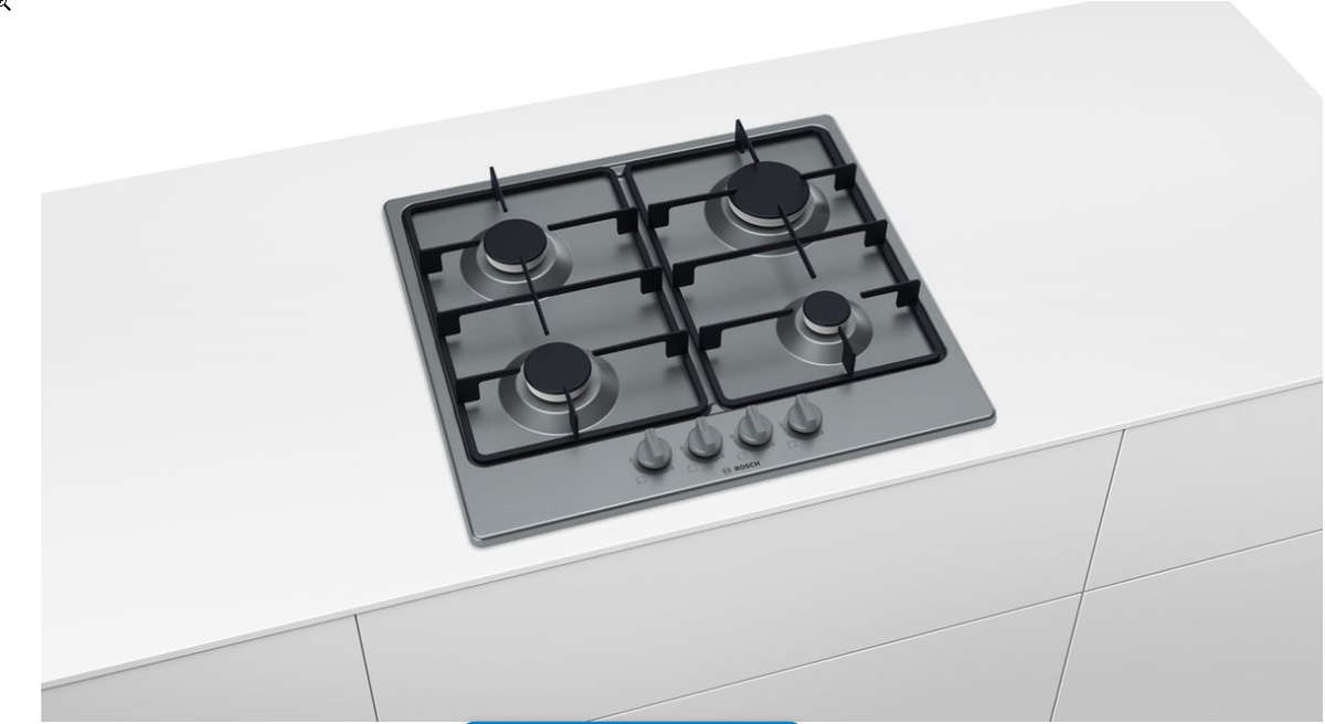Bosch - Gas Hob 60cm Series 4 - Stainless steel