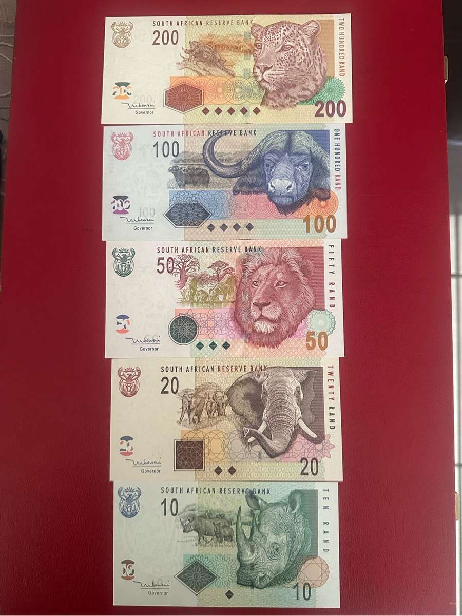 TT Mboweni same numbered AA set