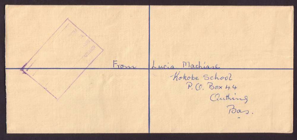 BASUTOLAND MORIJA, MASERU & BUTHA BUTHE REG COVERS - SUPERB!