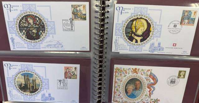 GREAT BRITAIN COLLECTION OF 67 "SILK" FDC'S FROM 1997-SUPERB!