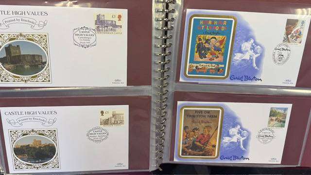 GREAT BRITAIN COLLECTION OF 67 "SILK" FDC'S FROM 1997-SUPERB!