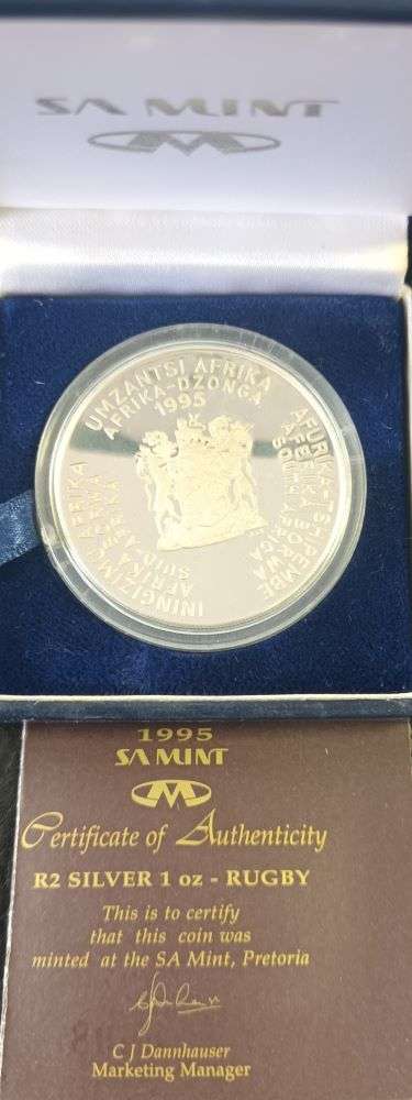 1995 Silver Proof R2 - Rugby