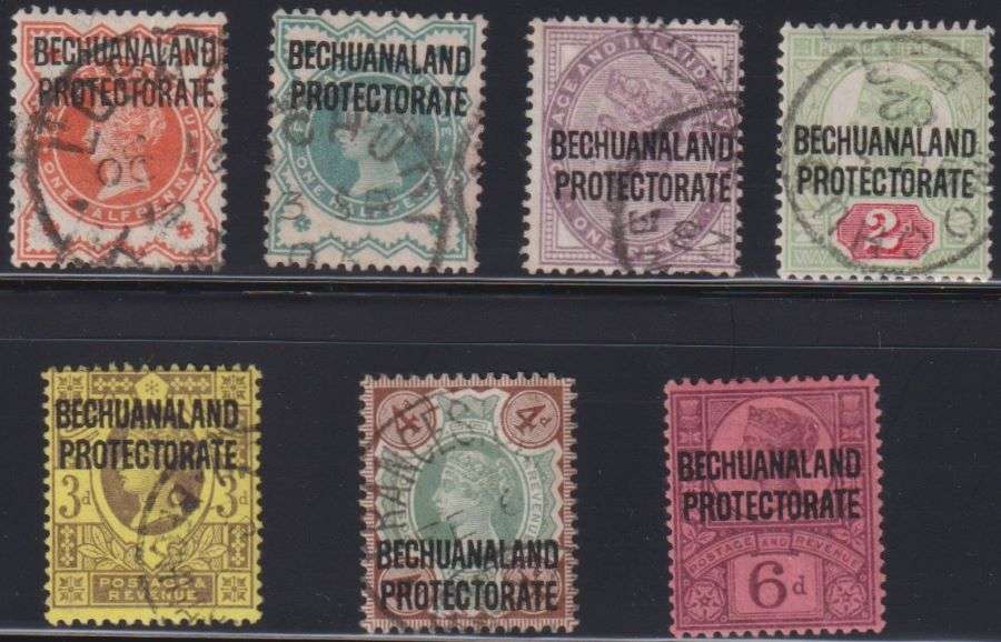 BECHUANALAND 1897 QVIC USED/MINT