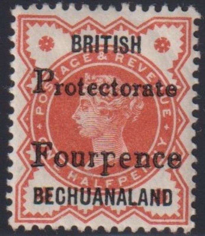 BECHUANALAND 1889 4d  FINE  HINGED MINT