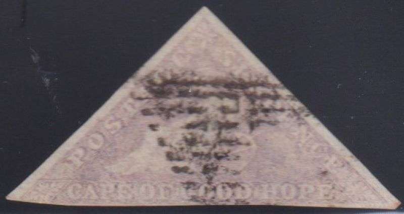 CAPE OF GOOD HOPE 1853 6d TRIANGLE  FINE USED - SACC 7