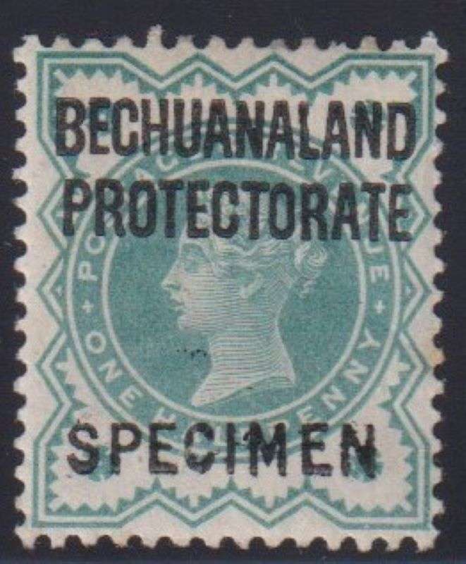 BECHUANALAND 1902 1/2d OVERPRINTED SPECIMEN - SACC 58S