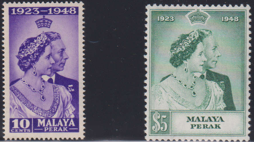 1948 RSW KGV1 SETS MINT - SELANGOR,PERAK,MALACCA,ADEN, ST VIN, TRIN.