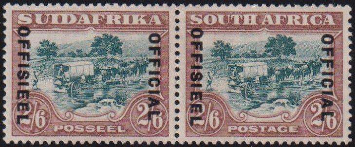 SA 1930 2/6 OFFICIAL  SUPERB  MINT SACC O20 CV R1000