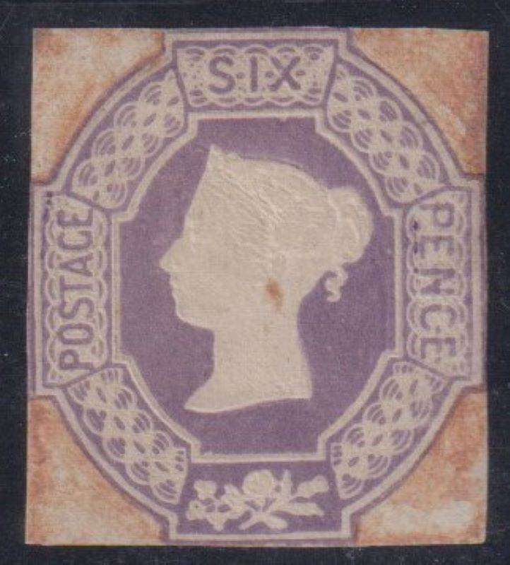 GREAT BRITAIN 1847 MINT 6d EMBOSSED