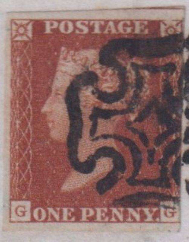 GB 1841 LOVELY 1d RED ON ENTIRE LETTER