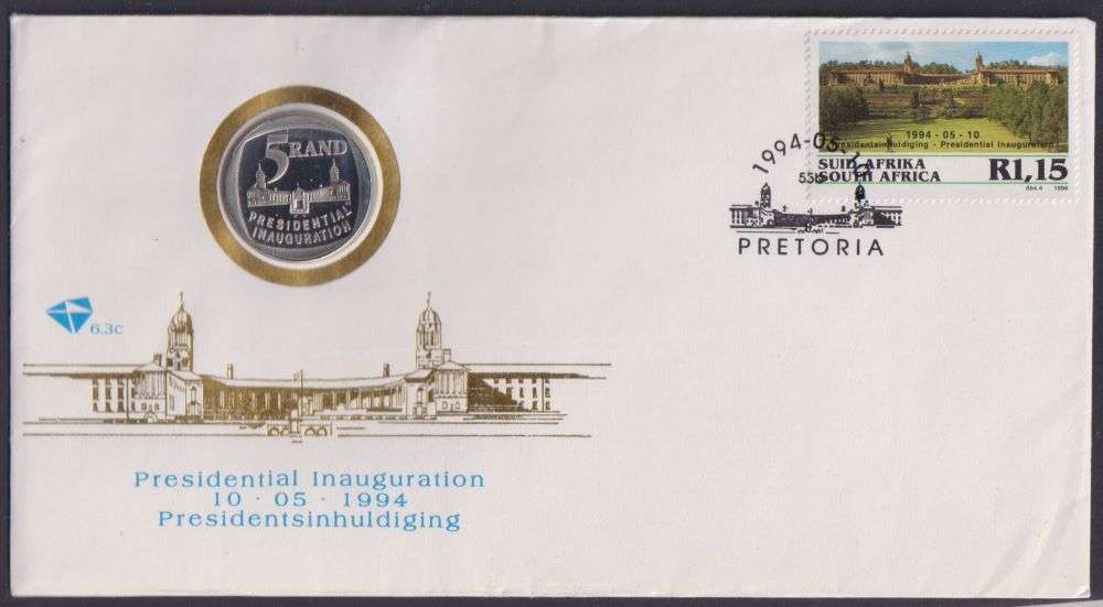 RSA 1994 INAUGURATION FDC `WITH STEPS`