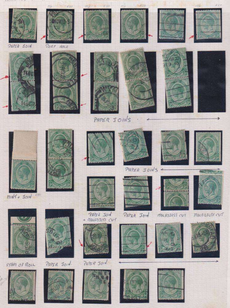 SA AMAZING COLLECTION OF KINGSHEAD COILS - ERRORS, JOINS ETC