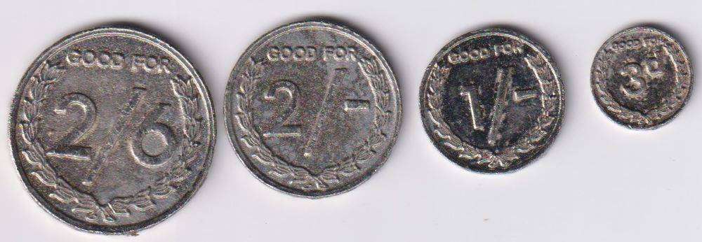 M Hersh - Thaba Nchu, OFS  Set of Tokens - Missing the 6d