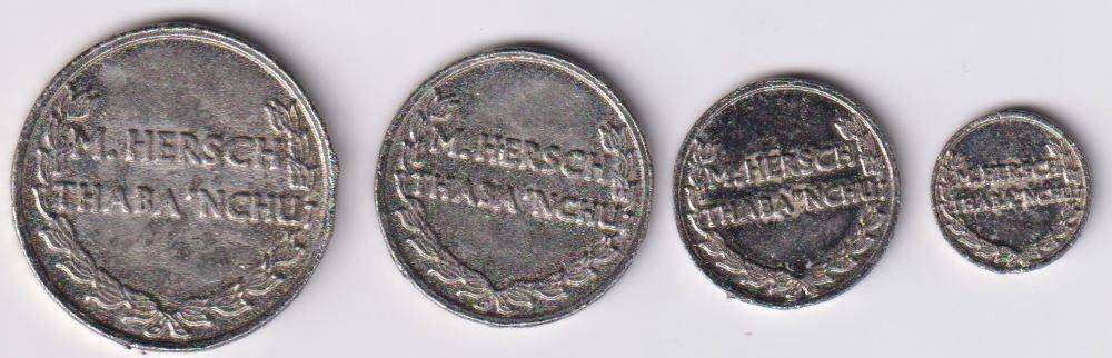 M Hersh - Thaba Nchu, OFS  Set of Tokens - Missing the 6d