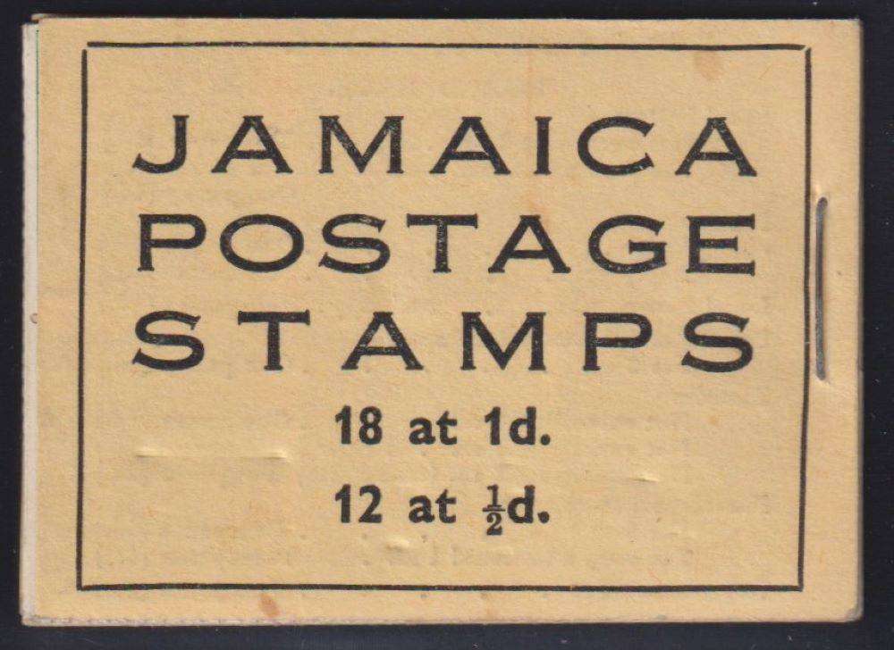JAMAICA 1952 KGV1 BOOKLET-COMPLETE, UNEXPLODED