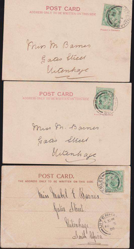 CAPE OF GOOD HOPE ON VICTORIA FALLS POSTCARDS- A SUPERB LOT