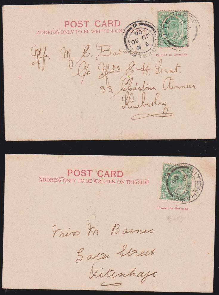 CAPE OF GOOD HOPE ON VICTORIA FALLS POSTCARDS- A SUPERB LOT