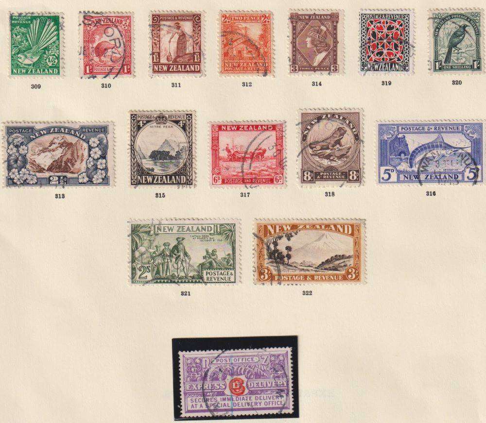NEW ZEALAND OLD LOT ON PAGES