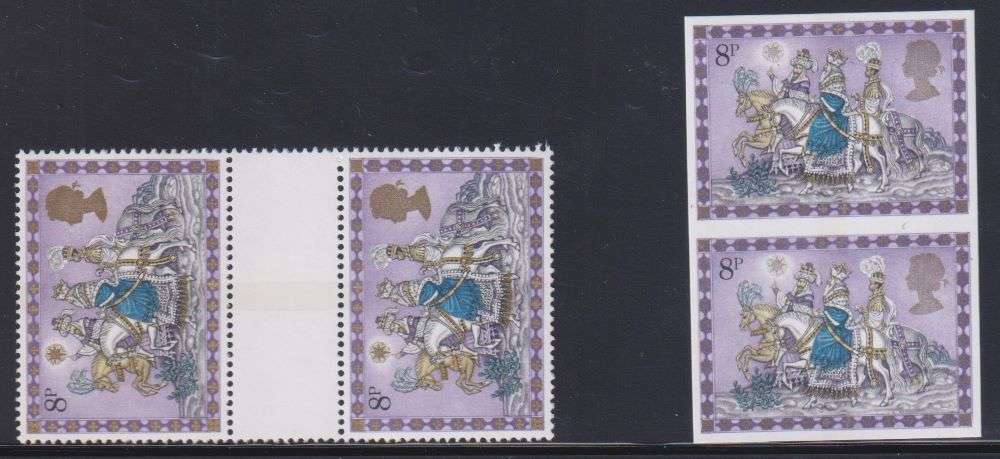 GREAT BRITAIN 1979 CHRISTMAS 8p IMPERF UNMOUNTED MINT- SG 1104a CV £500