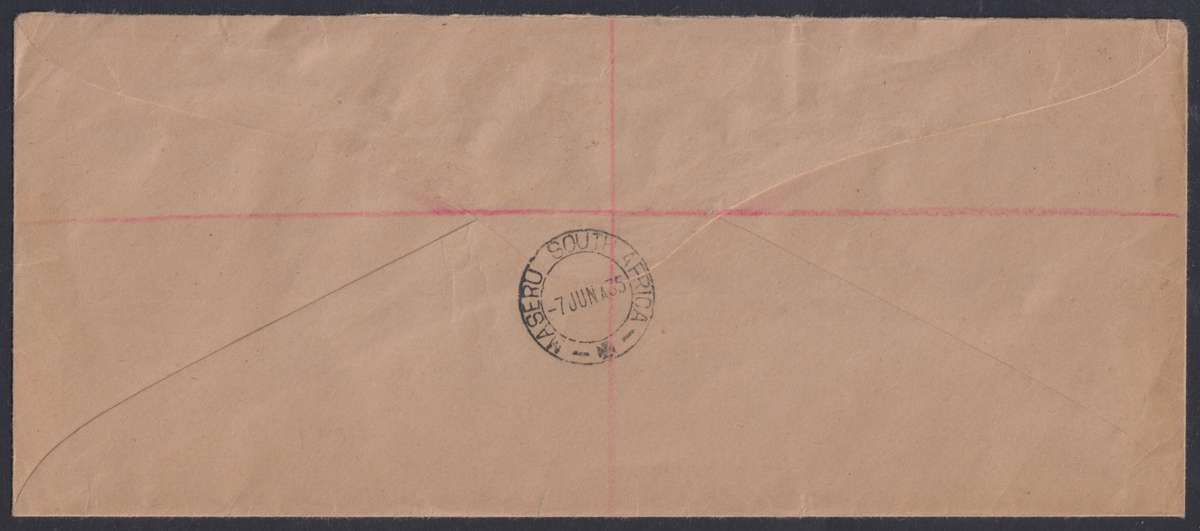 BASUTOLAND SCARCE 1935 SILVER JUBILEE FDC