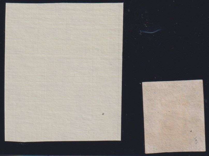 GREAT BRITAIN 1840 1d BLACK WITH FLAWS