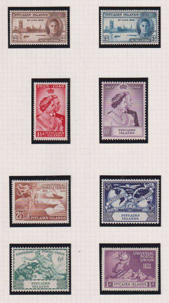 PITCAIRN ISLAND KGV1 1940-51 SET & 1946-9 COMMEMS SUPERB UNMOUNTED MINT