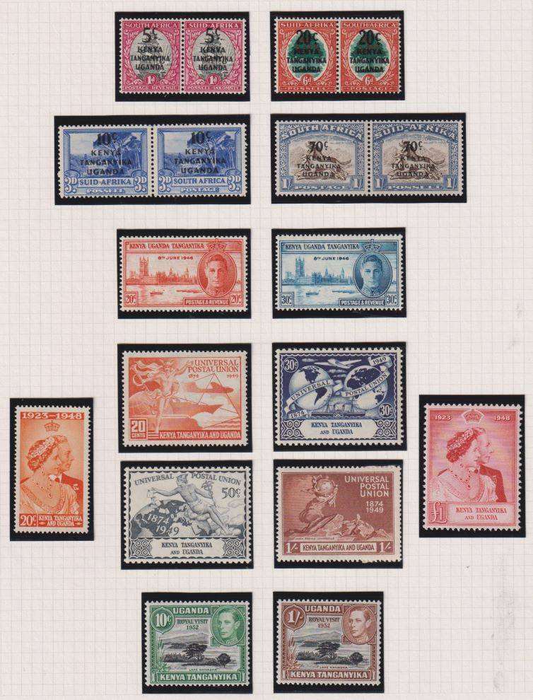 KUT KGV1 1941-54 SETS  SUPERB UNMOUNTED MINT