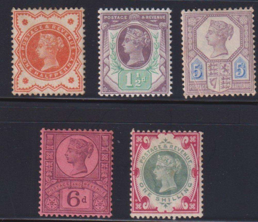 GB 1887 JUBILEE HINGED MINT