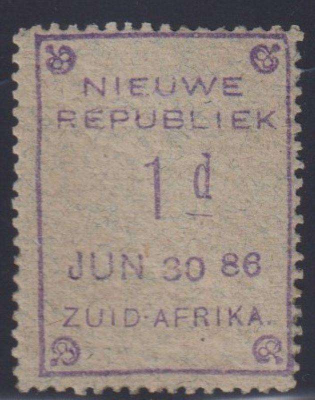 NEW REPUBLIC 1866 1d SUPERB MINT