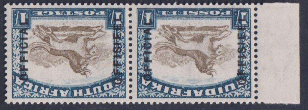 SA 1930 1/- OFFICIAL SUPERB UNMOUNTED MINT - SACC O18 CV R1700
