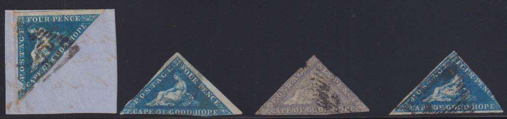 CAPE OF GOOD HOPE TRIANGLES 3 x 4d, 1 x 6d