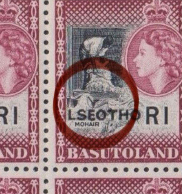 LESOTHO "LSEOTHO" VARIETY IN BLOCK UM