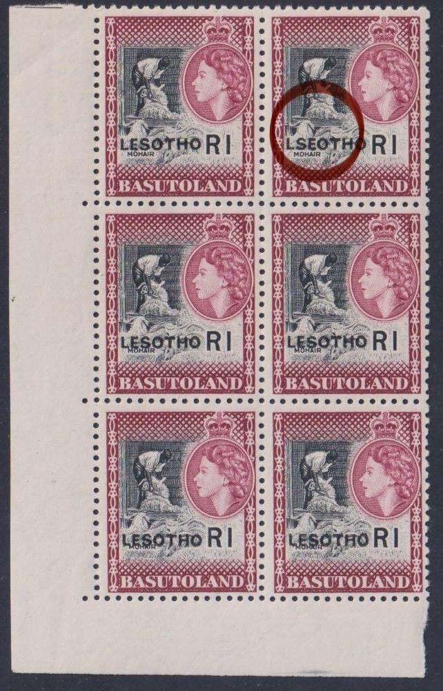 LESOTHO "LSEOTHO" VARIETY IN BLOCK UM