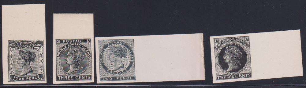 PRINCE EDWARD ISLAND-CANADA  QVIC PLATE PROOFS - UNUSUAL