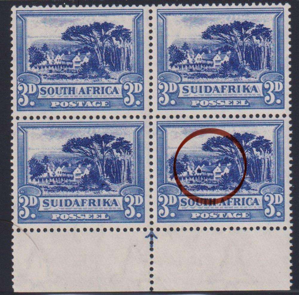 SA 1933 3d ROTO ARROW BLOCK "SHUTTERED WINDOW" INVERTED WMK UM