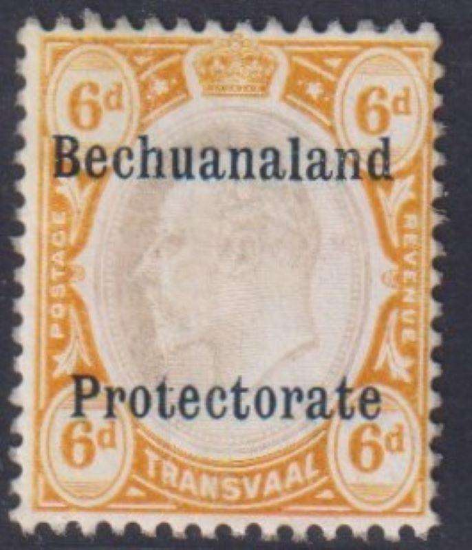 BECHUANALAND 1910 KEV11 POSTAL FISCAL UNMOUNTED MINT - SACC F1 CV R4500