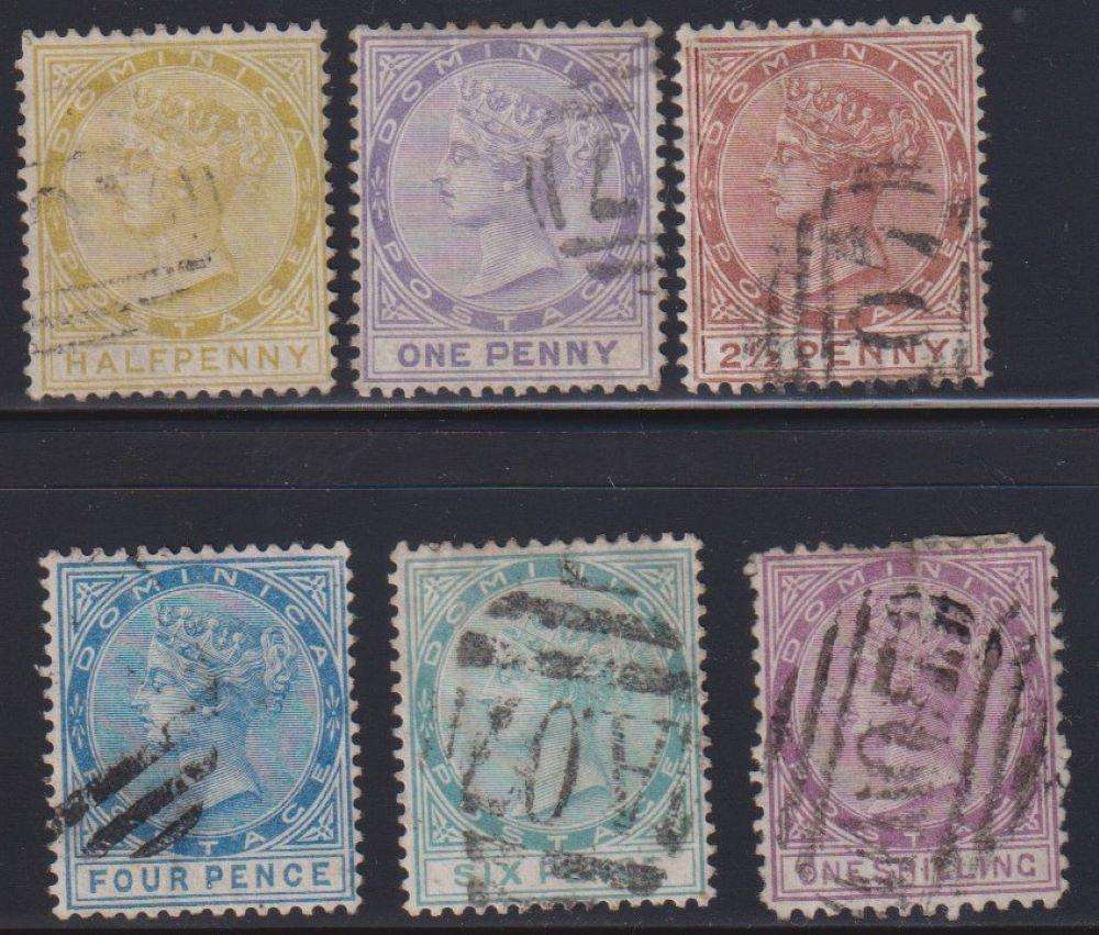 DOMINICA 1877 QVIC USED - SG 4-9