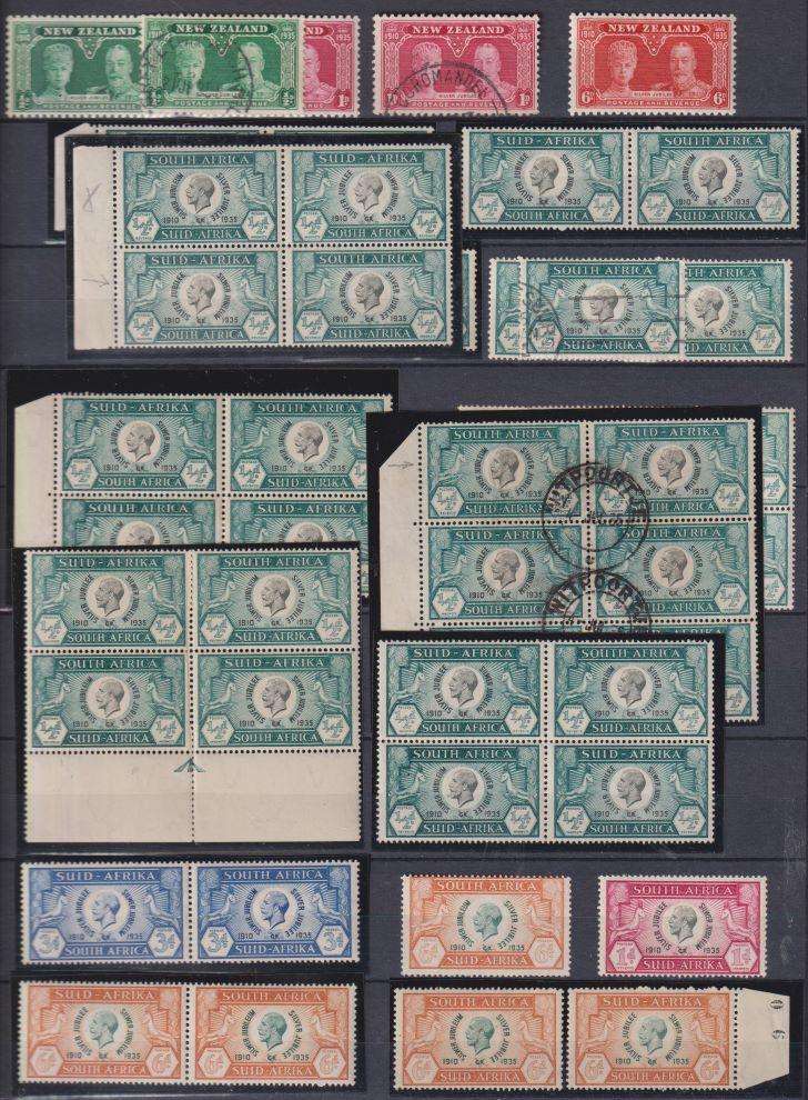 FANTASTIC COLLECTION OF KGV 1935 SILVER JUBILEE - MINT/USED/VARIETIES