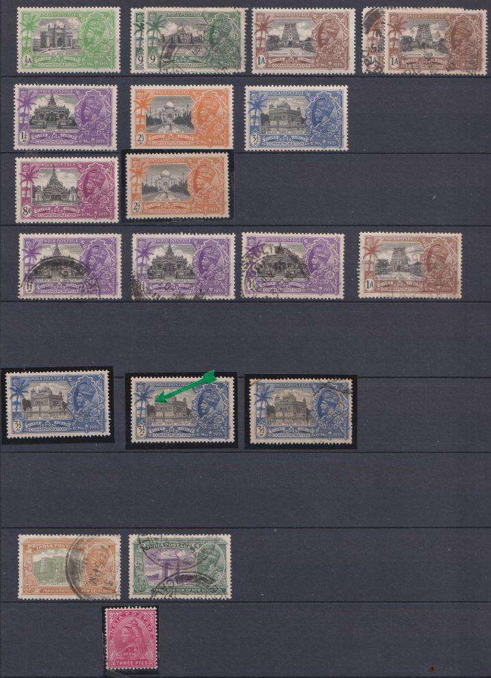 FANTASTIC COLLECTION OF KGV 1935 SILVER JUBILEE - MINT/USED/VARIETIES